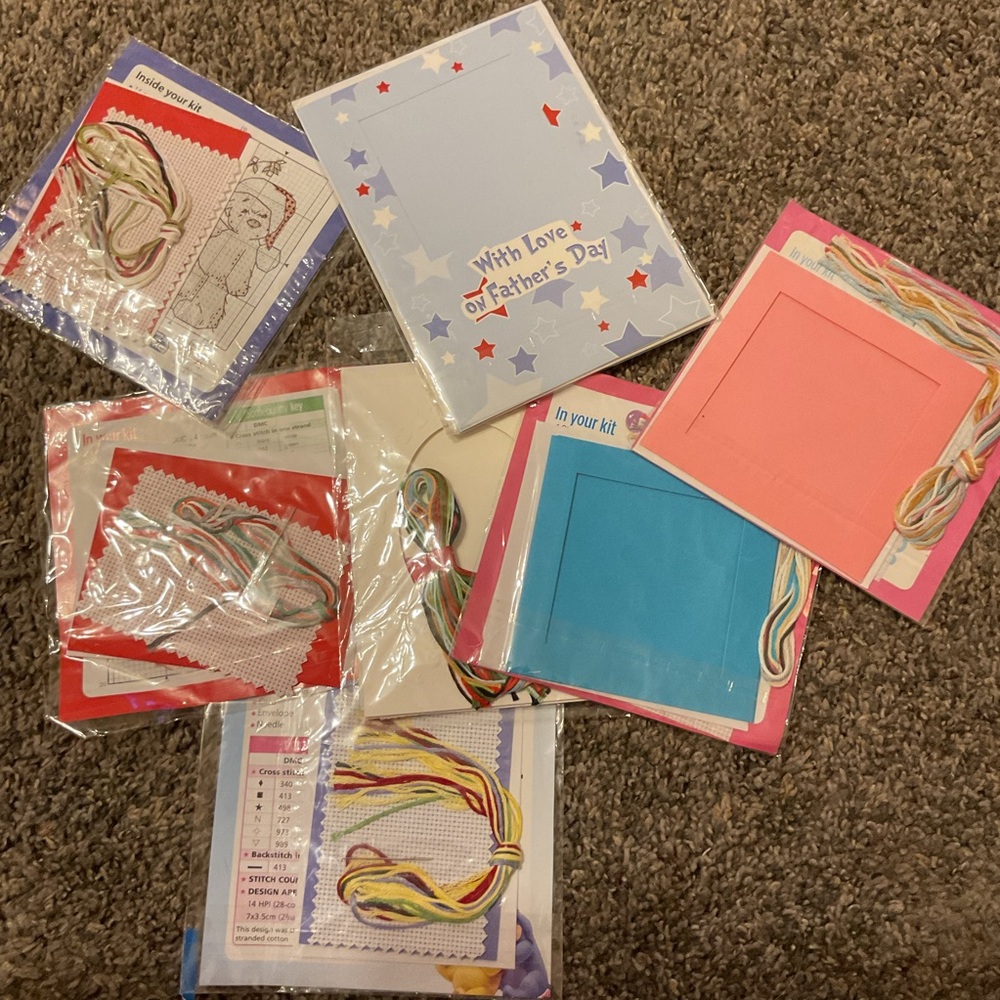 Lot of 7 Cross Stitch Card Kits - Includes Christmas, Disney - Picture 9 of 9